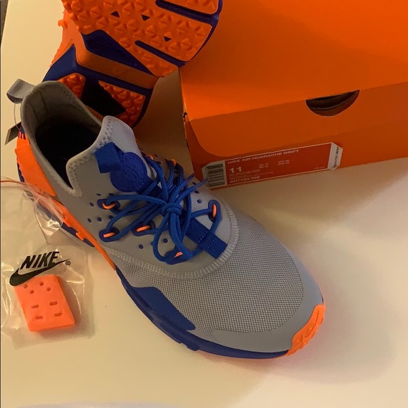Nike Shoes Nike Air Huarache Drift Wolf Greytotal Orange